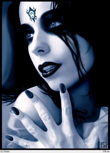 Изображение вампиров. - Страница 3 Makeup-vampiress01