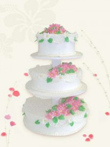 свадебный трехъярусный торт цена