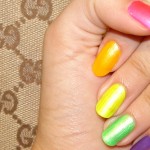разноцветный модный маникюр 2011 фото